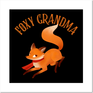 Foxy Grandma Posters and Art